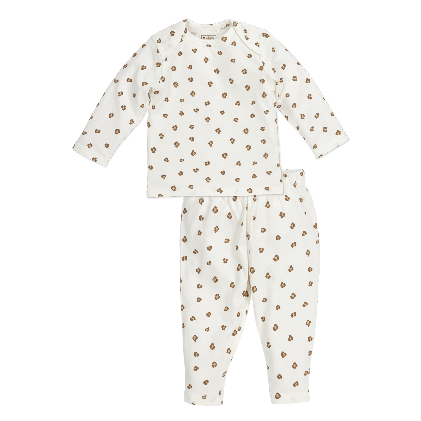 Meyco Baby-Pyjamas Mini Panther Offwhite Studio