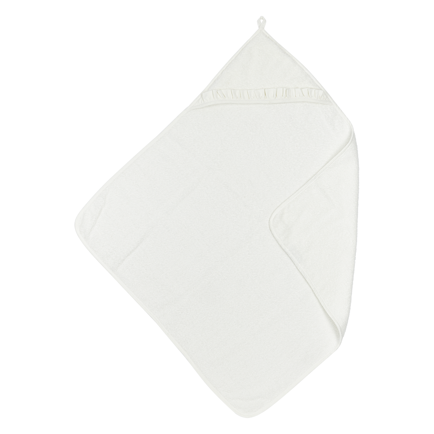 Meyco Kapuzentuch frottee Ruffle Offwhite Studio