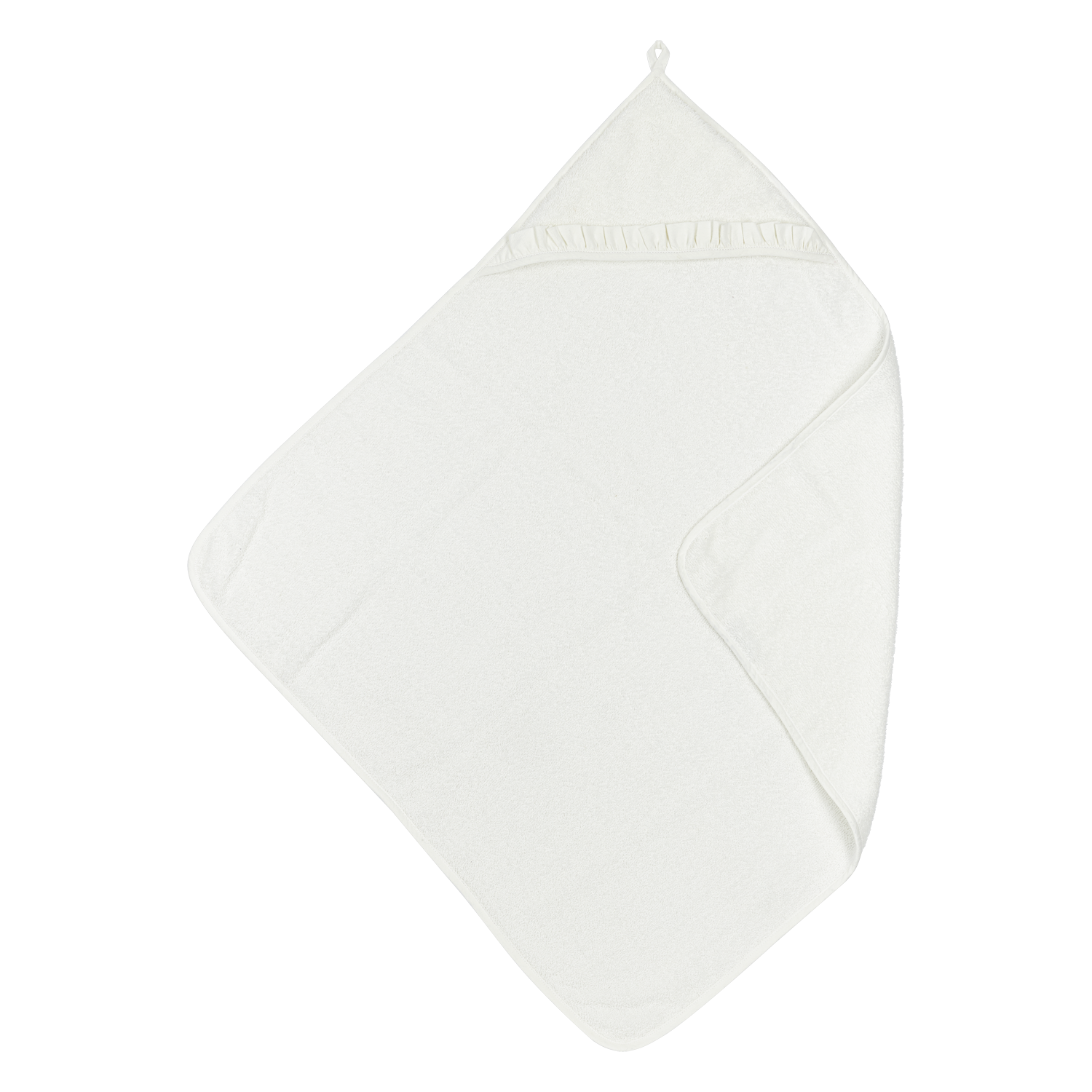 Meyco Kapuzentuch frottee Ruffle Offwhite Studio