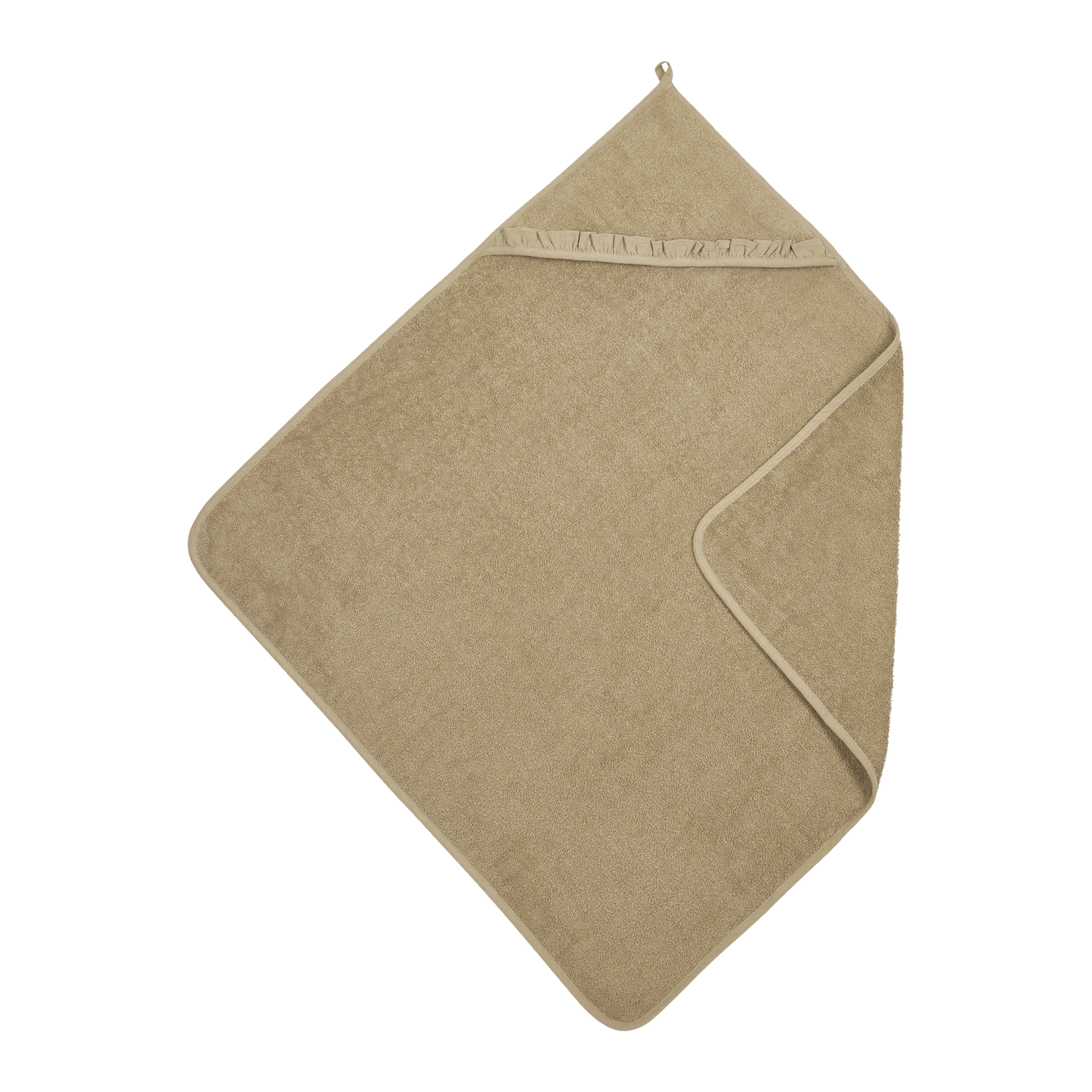 Meyco Kapuzentuch frottee Ruffle Taupe Studio