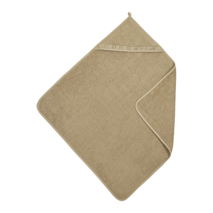 Meyco Kapuzentuch frottee Ruffle Taupe