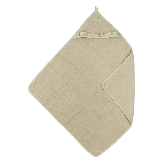 Meyco Kapuzentuch frottee Ruffle Sand Studio