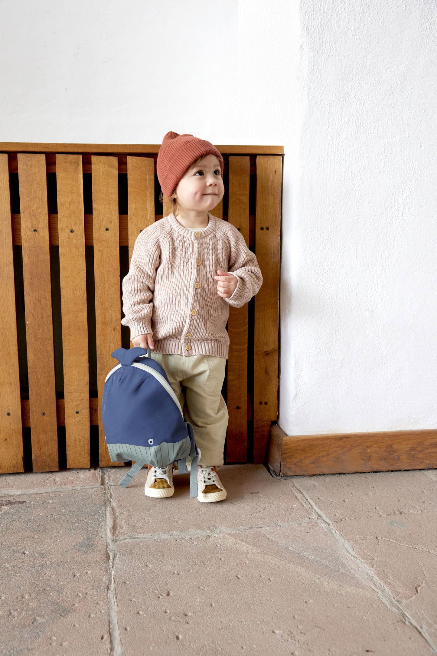Kindergartenrucksack Tiny, Wal, Dunkelblau