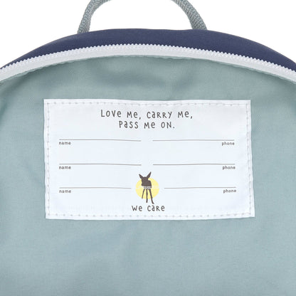 Kindergartenrucksack Tiny, Wal, Dunkelblau