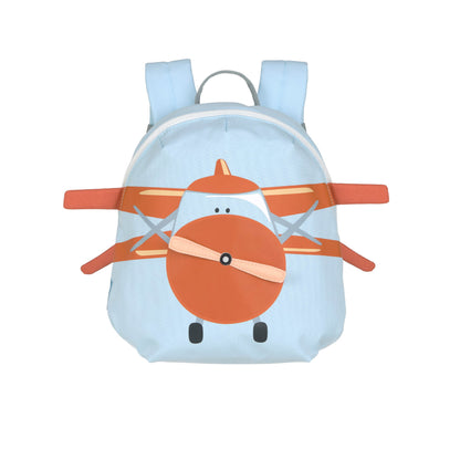 Kindergartenrucksack Tiny, Propeller Flugzeug, Blau