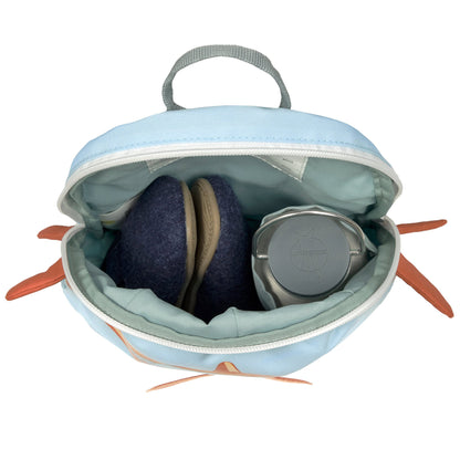 Kindergartenrucksack Tiny, Propeller Flugzeug, Blau