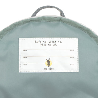 Kindergartenrucksack Tiny, Bagger, Gelb