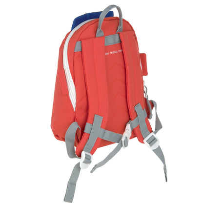 Kindergartenrucksack Tiny, Feuerwehrauto, Rot