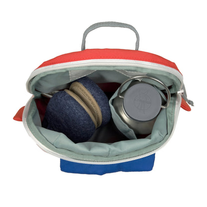 Kindergartenrucksack Tiny, Feuerwehrauto, Rot