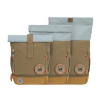 laessig Kindergartenrucksack Rolltop Nature Oliv Funktionen Detail