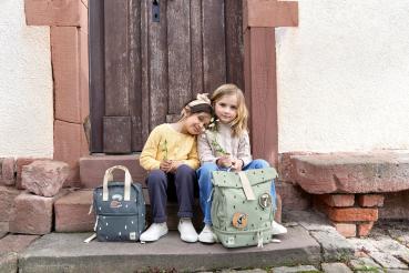 Lässig Kindergartenrucksack Rolltop - Happy Prints Olive