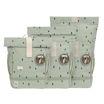 Lässig Kindergartenrucksack Rolltop - Happy Prints Olive