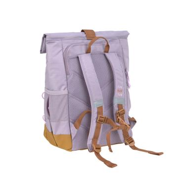 Lässig lila Kinderrucksack Rolltop Medium - Little Gang Lieferung Mitte September