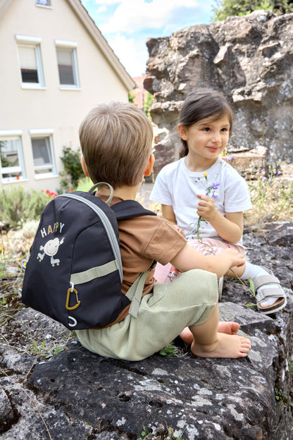 Kindergartenrucksack Tiny Outdoor, Wolken, Dunkelblau