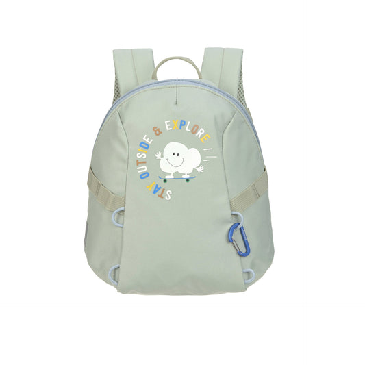 Kindergartenrucksack Tiny Outdoor, Wolken, Khaki