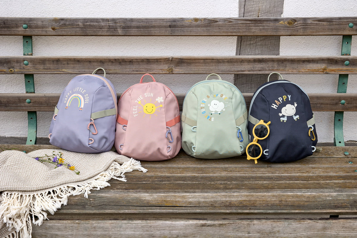 Kindergartenrucksack Tiny Outdoor, Wolken, Khaki