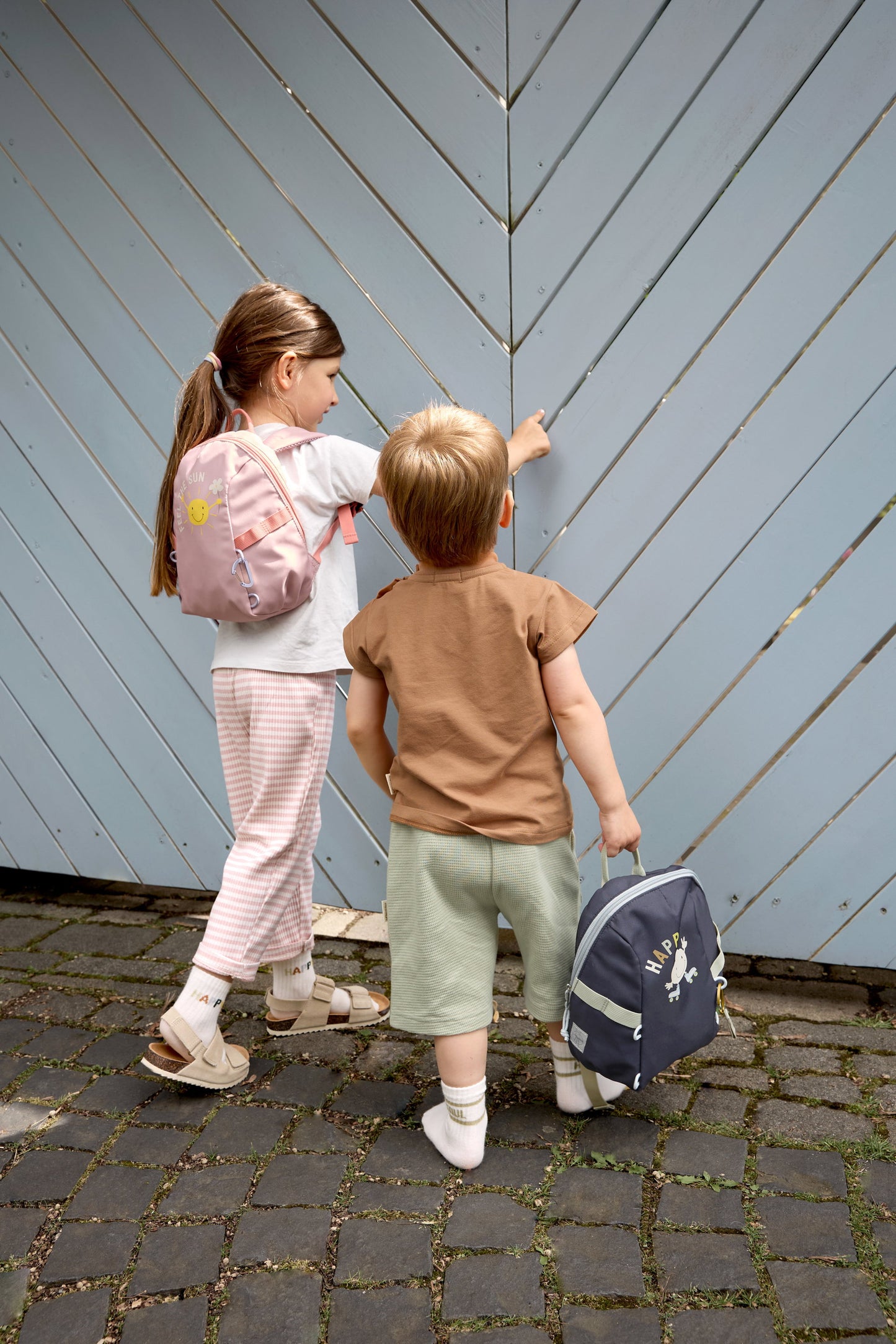 Kindergartenrucksack Tiny Outdoor, Sonne, Peach Rosa