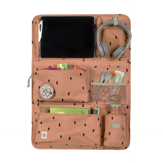 Lässig Auto Organizer Kinder Happy Prints, Karamell Detailansicht