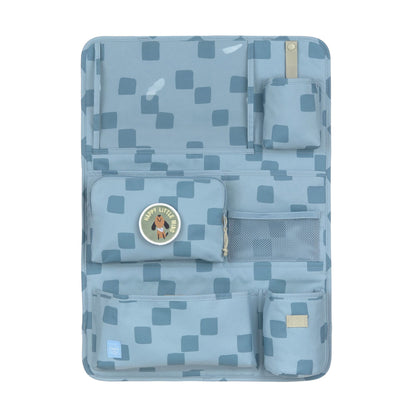 Auto Organizer Kinder Pattern Party, Blau