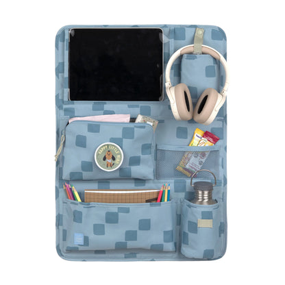 Lässig Auto Organizer Kinder Pattern Party, Blau Rückansicht