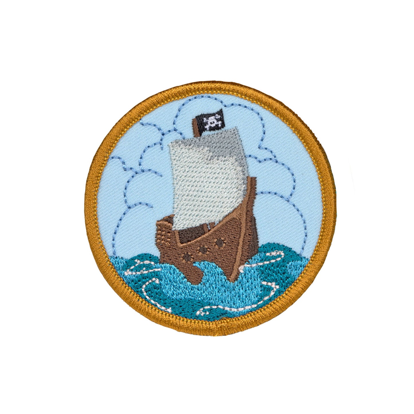 Lässig Anhänger & Patches Schul Set Unique, Pirat Rückansicht