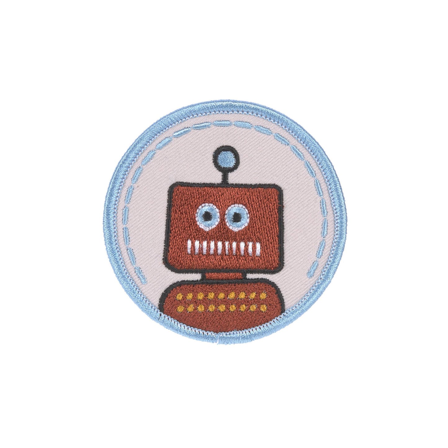 Lässig Anhänger & Patches Schul Set Unique, Robot Rückansicht
