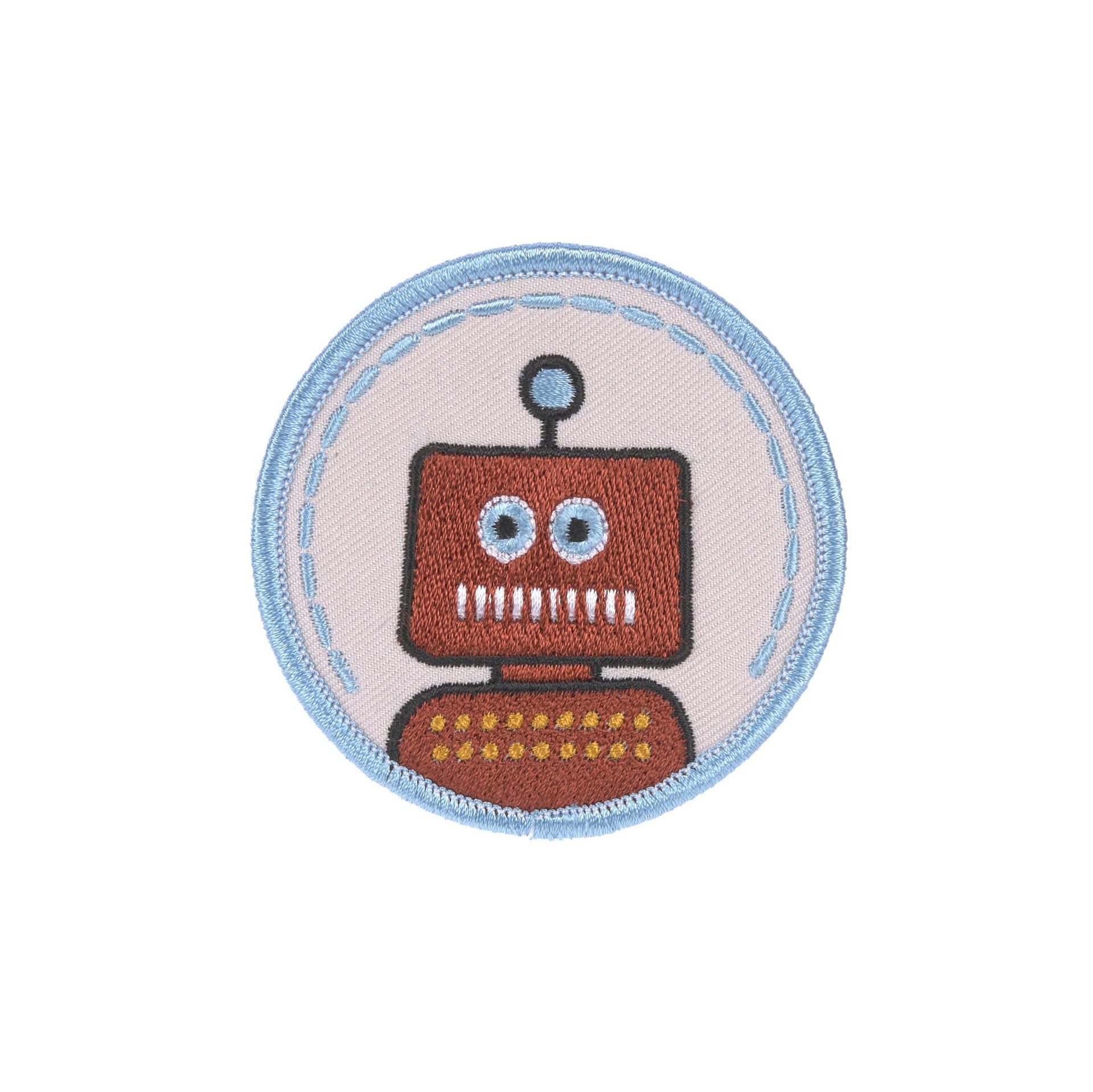 Lässig Anhänger & Patches Schul Set Unique, Robot Rückansicht