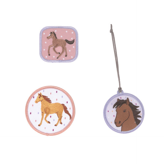 Anhänger & Patches Schul Set Unique, Horse