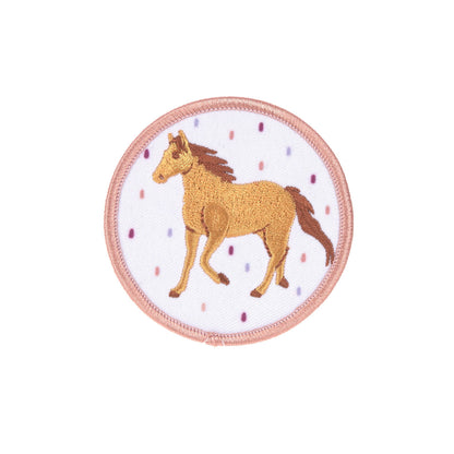 Lässig Anhänger & Patches Schul Set Unique, Horse Rückansicht