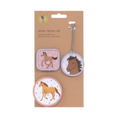 Lässig Anhänger & Patches Schul Set Unique, Horse Anwendung