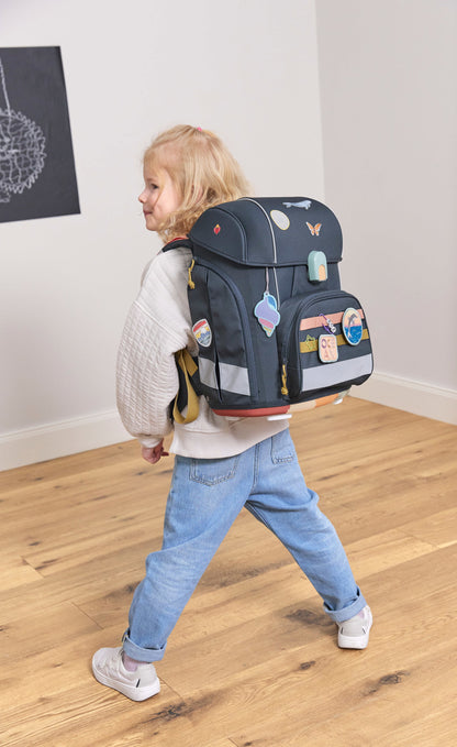 Lässig Anhänger & Patches Schul Set Unique, Dolphin (Ocean Edition) Seitenansicht
