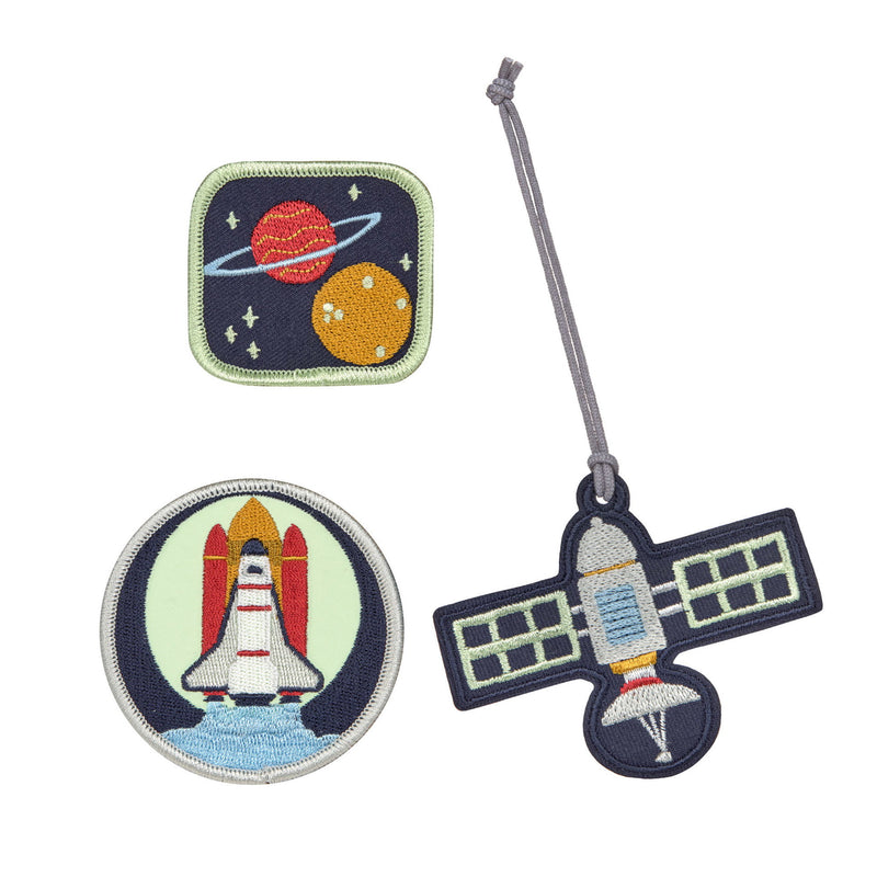 Anhänger & Patches Schul Set, Unique Weltraum
