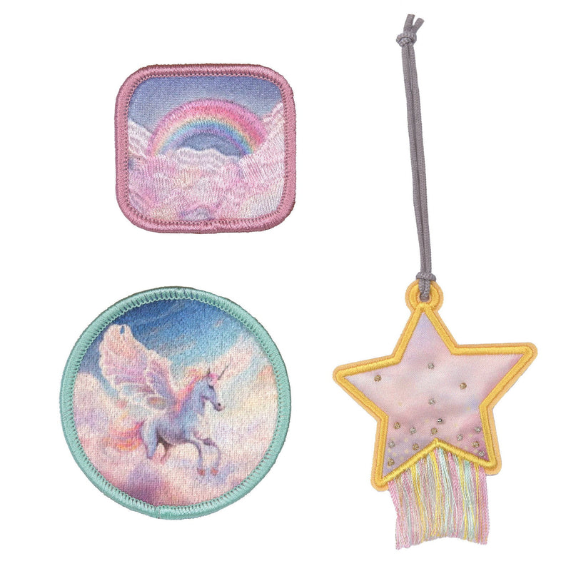 Anhänger & Patches Schul Set Unique, Einhorn
