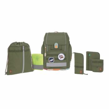 laessig Schulranzen Set 7-teilig Boxy Unique Olive Detailansicht