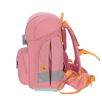 laessig Schulranzen Set 7-teilig Boxy Unique Pink von der Seite