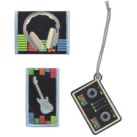 Anhänger & Patches BOLD Match, Musik