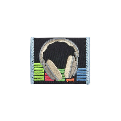 Lässig Anhänger & Patches BOLD Match, Musik Rückansicht