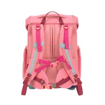 laessig rosa Schulranzen Set 7-teilig Slim im Einsatz