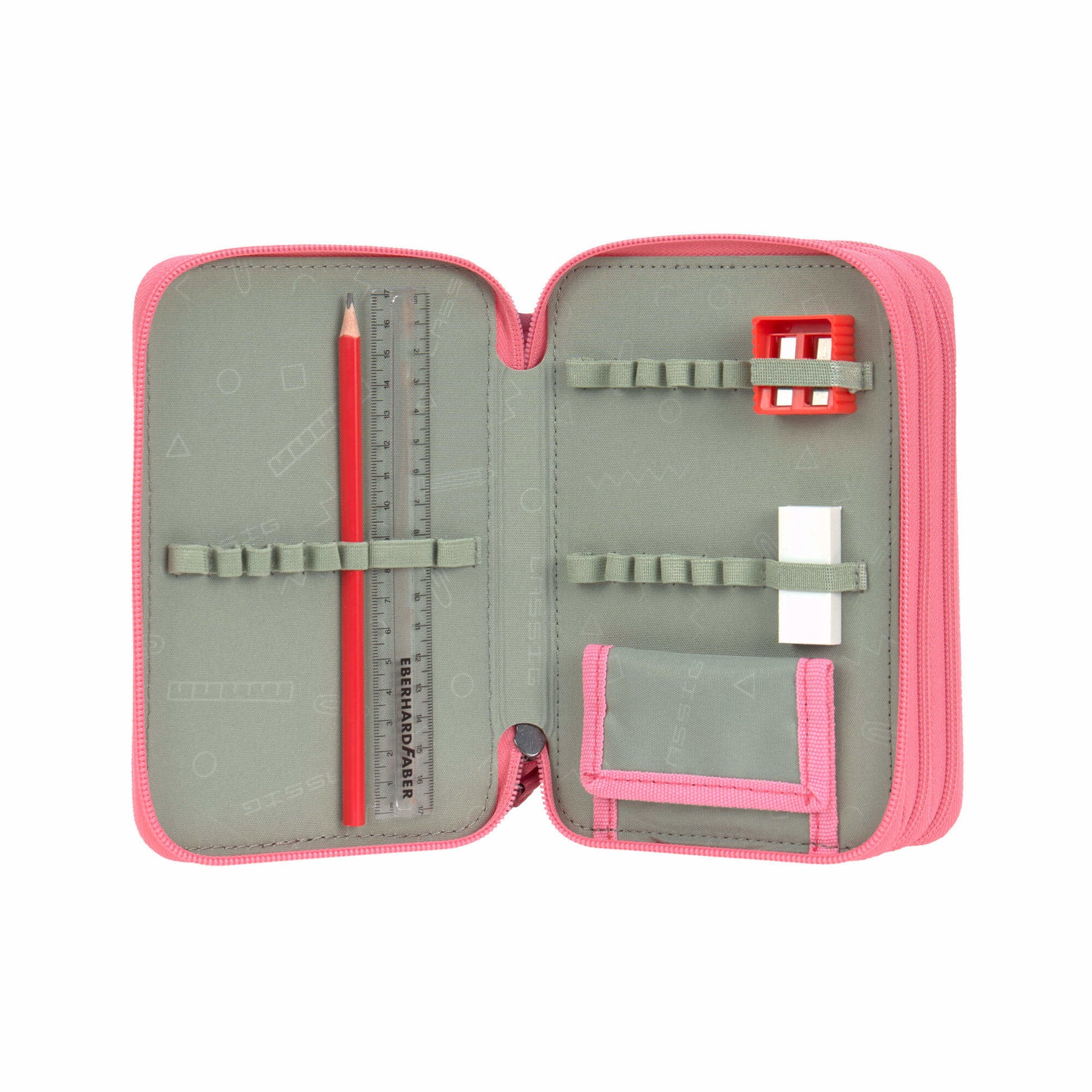 Lässig Federmäppchen Slim Unique, Pink Rückansicht