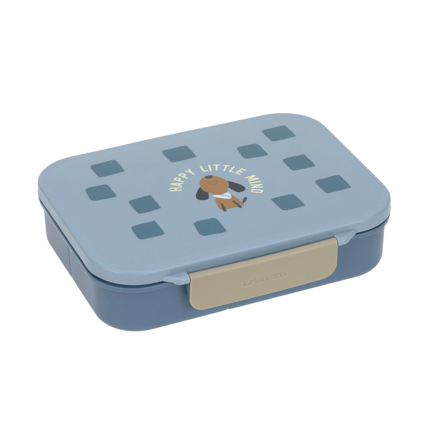 Brotdose Kinder Bento Lunchbox, Pattern Party Blau