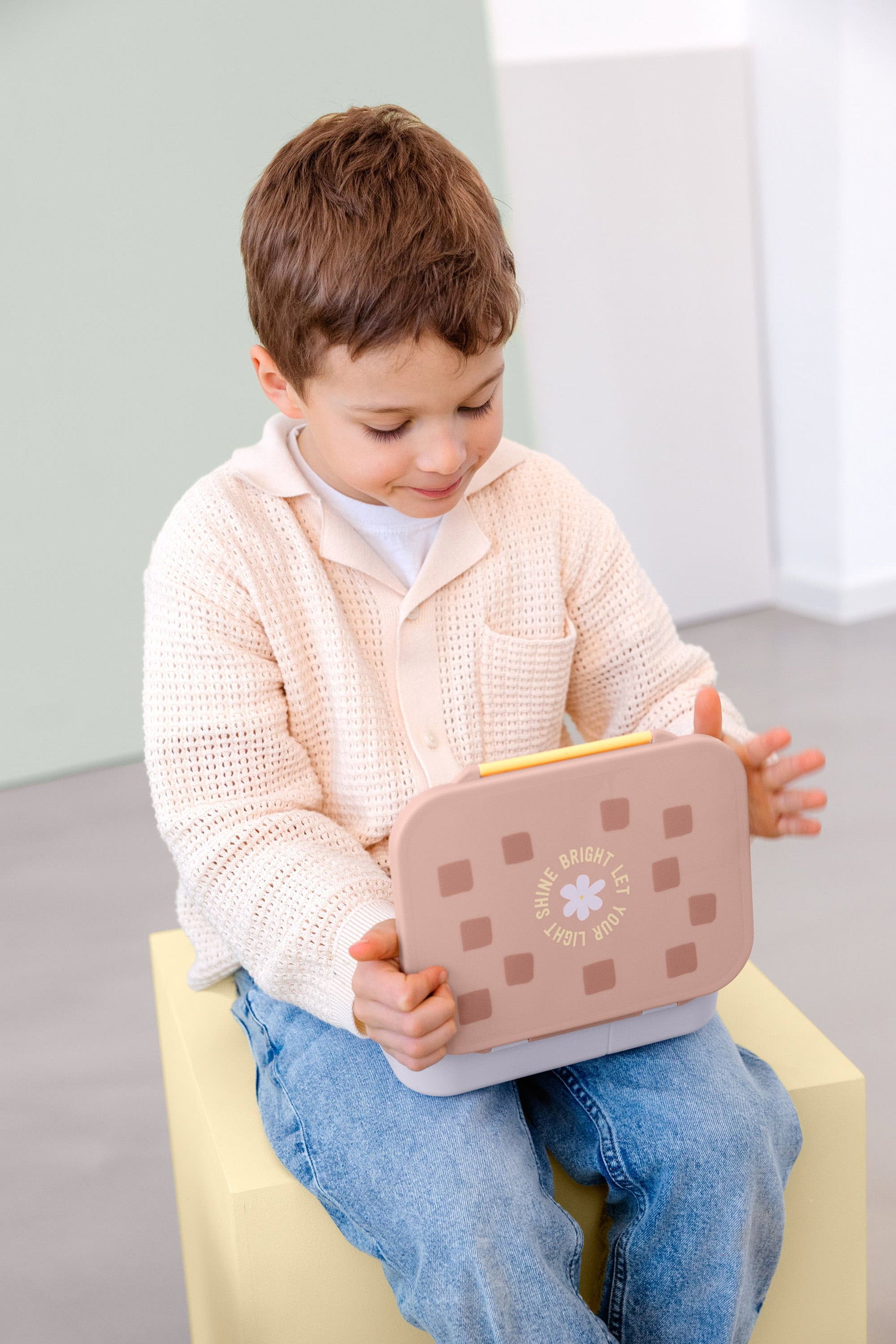 Lässig Brotdose Kinder Bento Lunchbox, Pattern Party Rosa Anwendung