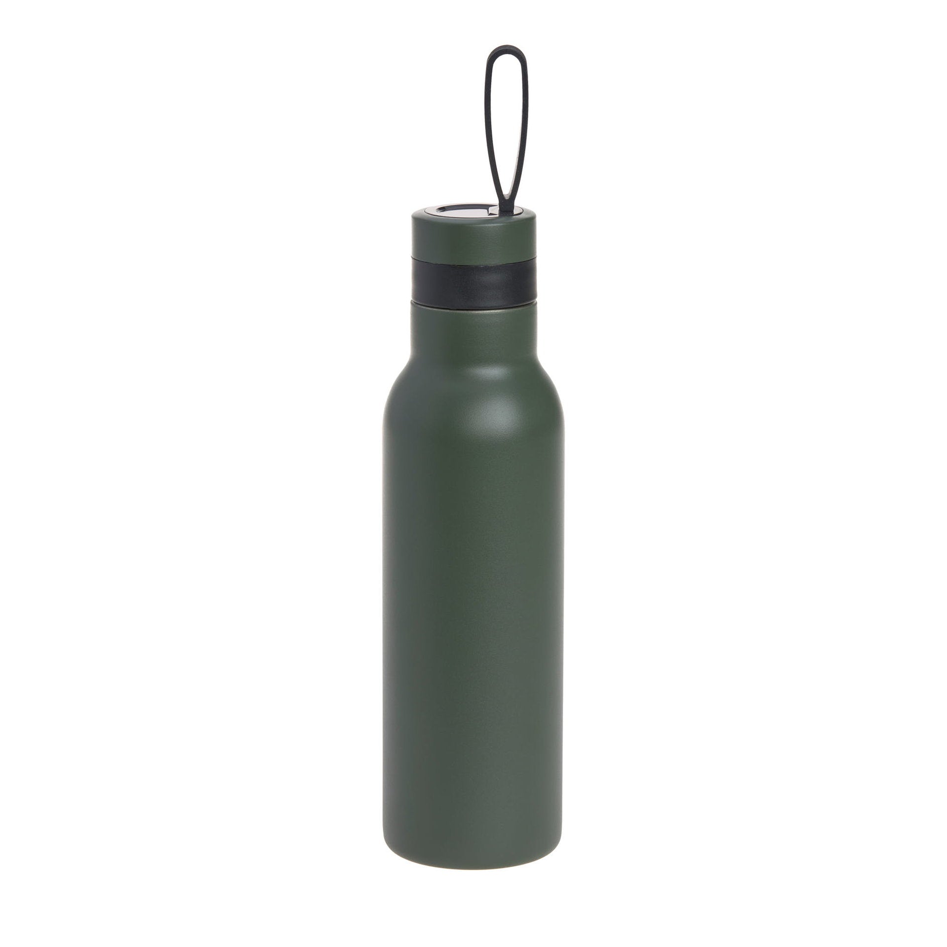 Lässig Edelstahl Kinder Trinkflasche Doppelwandig 500 ml BOLD, Dunkelgrün Lifestyle Bild