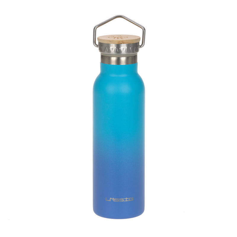 Edelstahl Kinder Trinkflasche 460 ml Unique Gradient, Blau