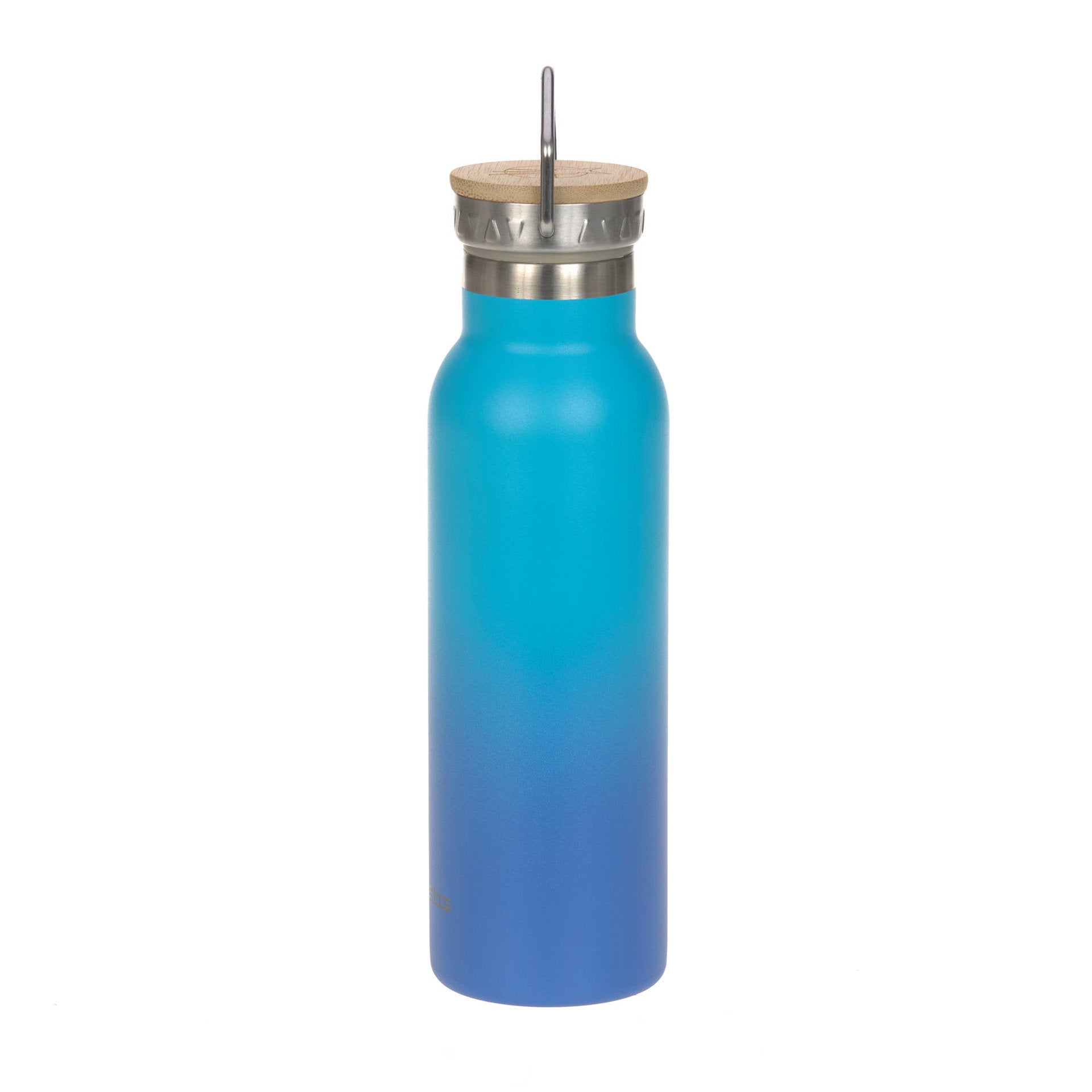 Lässig Edelstahl Kinder Trinkflasche 460 ml Unique Gradient, Blau Lifestyle Bild