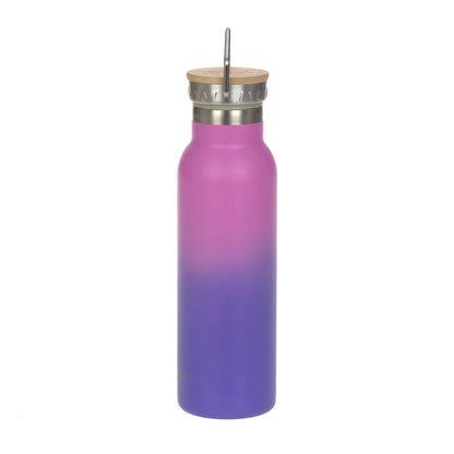 Lässig Edelstahl Kinder Trinkflasche 460 ml Unique Gradient, Lila Lifestyle Bild