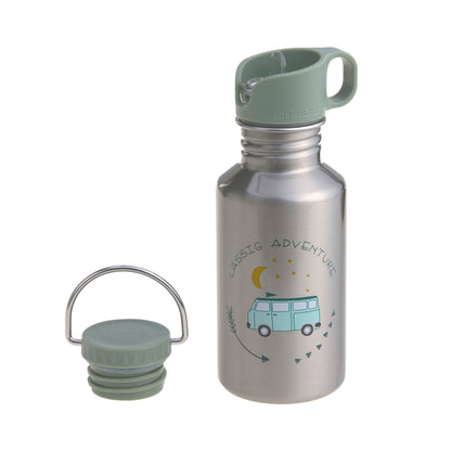 Edelstahl Kinder Trinkflasche 500 ml Adventure, Bus