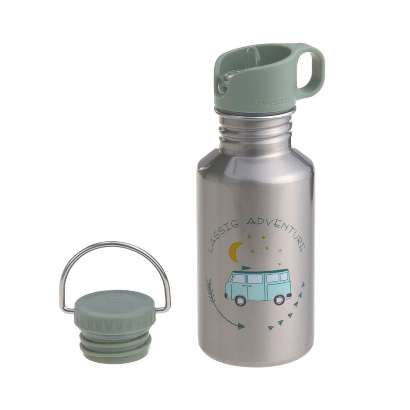 Edelstahl Kinder Trinkflasche 500 ml Adventure, Bus