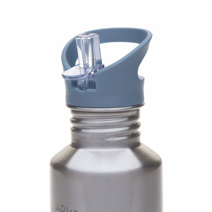 Lässig Edelstahl Kinder Trinkflasche 500 ml Adventure, Traktor Seitenansicht