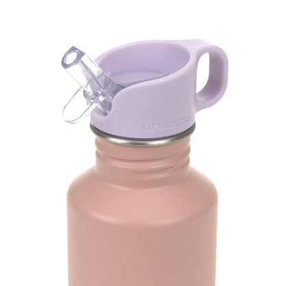 Lässig Edelstahl Kinder Trinkflasche 500 ml Pattern Party, Rosa Detailansicht