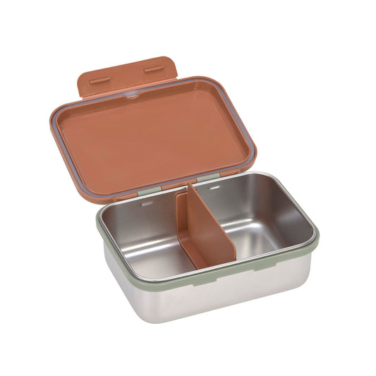 Lässig Brotdose Kinder Edelstahl Lunchbox, Happy Prints Karamell Detailansicht